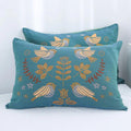 Scandinavian Bird Cotton Gauze Pillowcases Set of 2-Bedding & Bath > Pillowcases-casanuva-20"x30"-casanuva