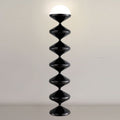 Scandinavian Cream Acrylic Iron Round Floor Lamp 1-Light for Bedroom-Lighting > Floor Lamps-casanuva-casanuva