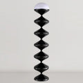 Scandinavian Cream Acrylic Iron Round Floor Lamp 1-Light for Bedroom-Lighting > Floor Lamps-casanuva-casanuva