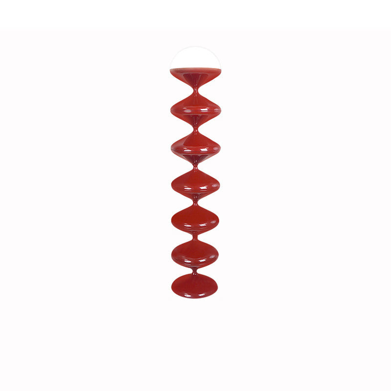 Scandinavian Cream Acrylic Iron Round Floor Lamp 1-Light for Bedroom-Lighting > Floor Lamps-casanuva-casanuva