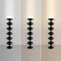 Scandinavian Cream Acrylic Iron Round Floor Lamp 1-Light for Bedroom-Lighting > Floor Lamps-casanuva-casanuva
