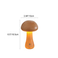 Scandinavian Solid Wood Mushroom LED Table Lamp Rechargeable Night Light-Lighting > Ambient Lighting-casanuva-casanuva