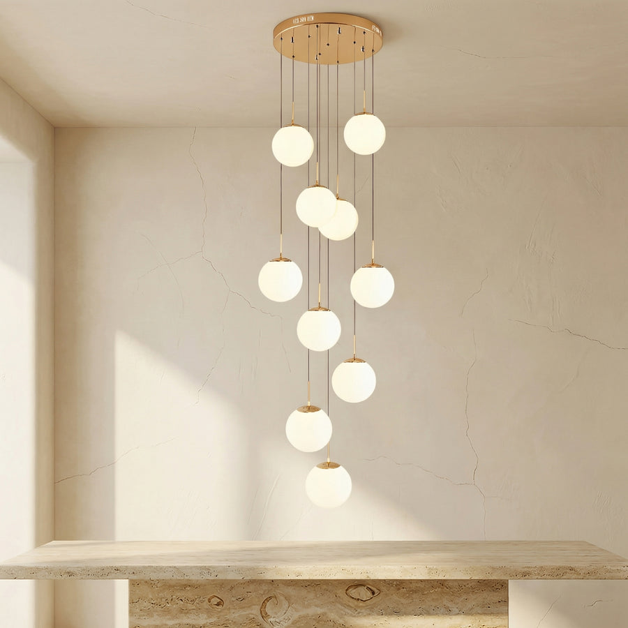 Scandinavian Stair Chandelier Modern Design-Lighting > Chandeliers & Pendant Lights-casanuva-casanuva