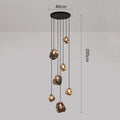 Scandinavian Villa Stair Chandelier Light Fixture-Lighting > Chandeliers & Pendant Lights-casanuva-casanuva