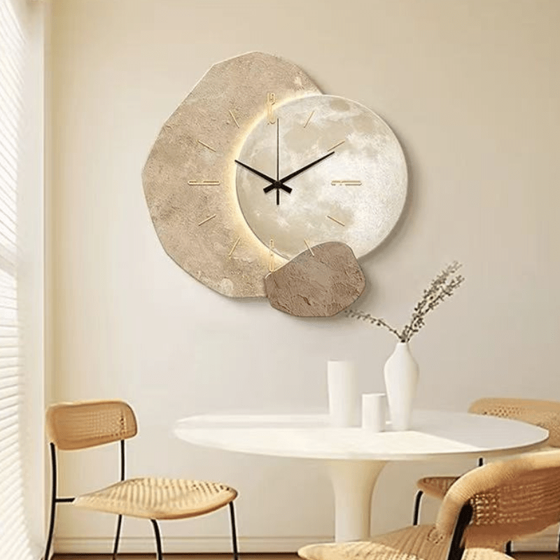 Scandinavian Wall Clock with Silent Movement and Minimalist Design-Home Decor > Clocks-casanuva-casanuva