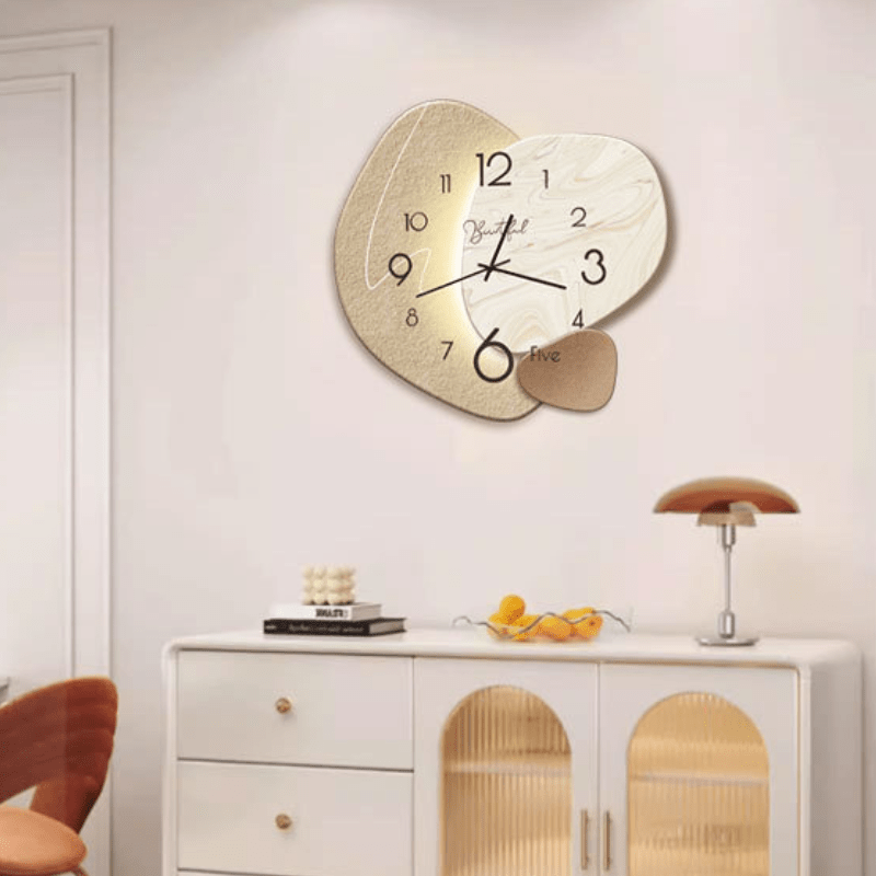 Scandinavian Wall Clock with Silent Movement and Minimalist Design-Home Decor > Clocks-casanuva-casanuva
