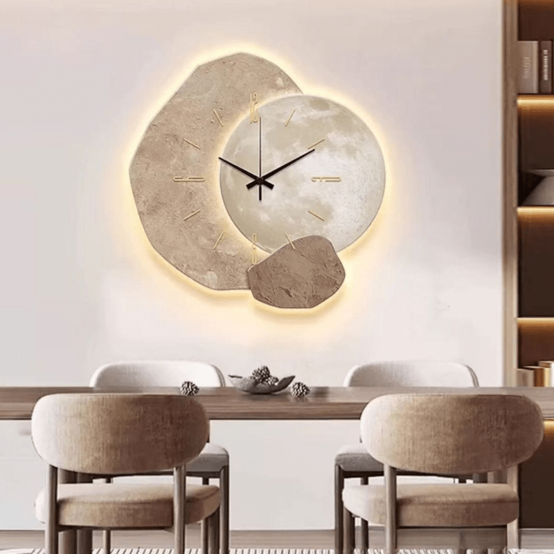 Scandinavian Wall Clock with Silent Movement and Minimalist Design-Home Decor > Clocks-casanuva-casanuva