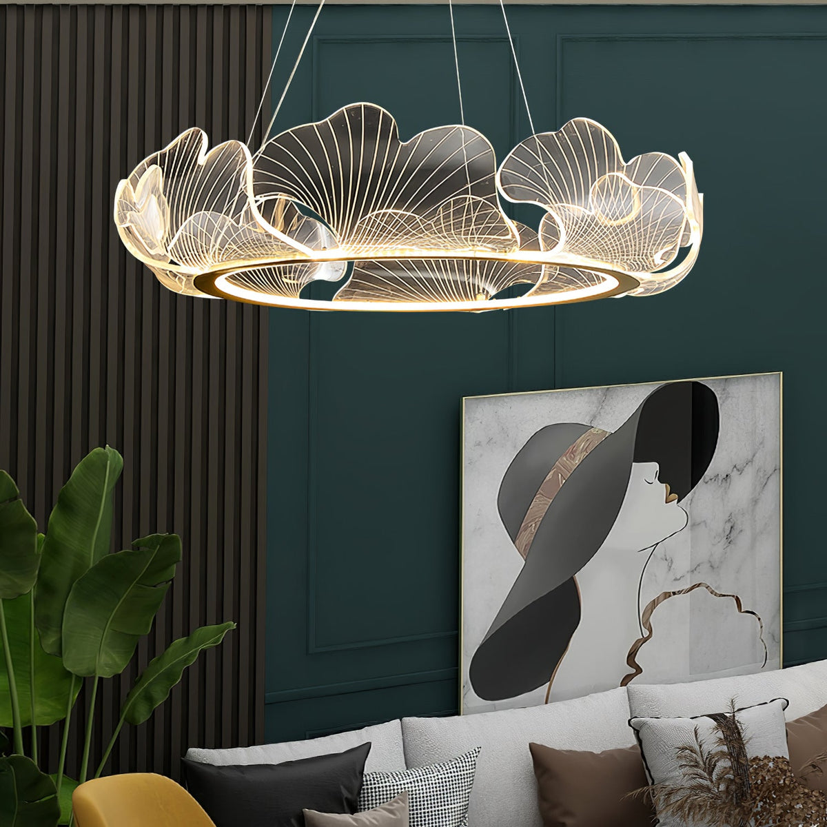 Sea Glass Chandelier-Lighting > Chandeliers & Pendant Lights-casanuva-casanuva