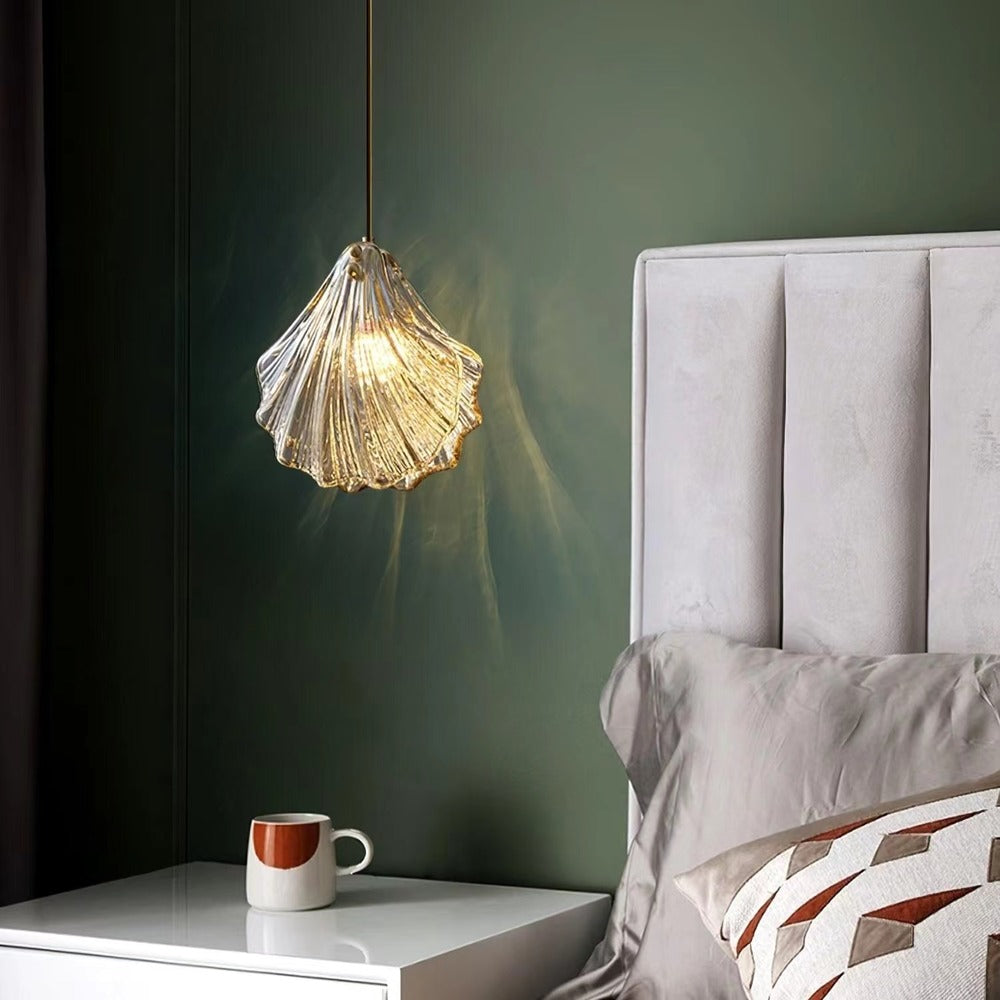 Seashell Glass Pendant Light-Lighting > Chandeliers & Pendant Lights-casanuva-casanuva