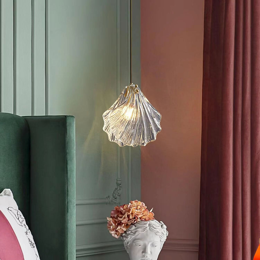 Seashell Glass Pendant Light-Lighting > Chandeliers & Pendant Lights-casanuva-casanuva