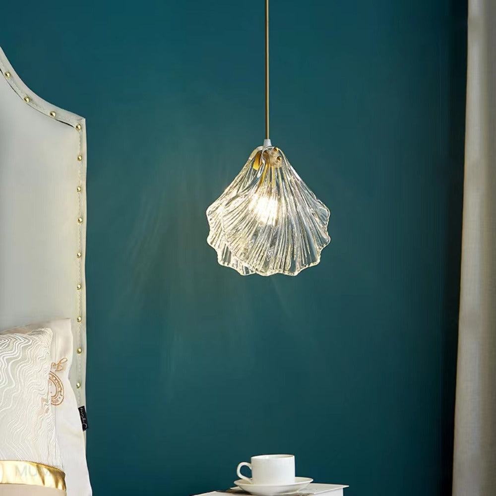 Seashell Glass Pendant Light-Lighting > Chandeliers & Pendant Lights-casanuva-casanuva