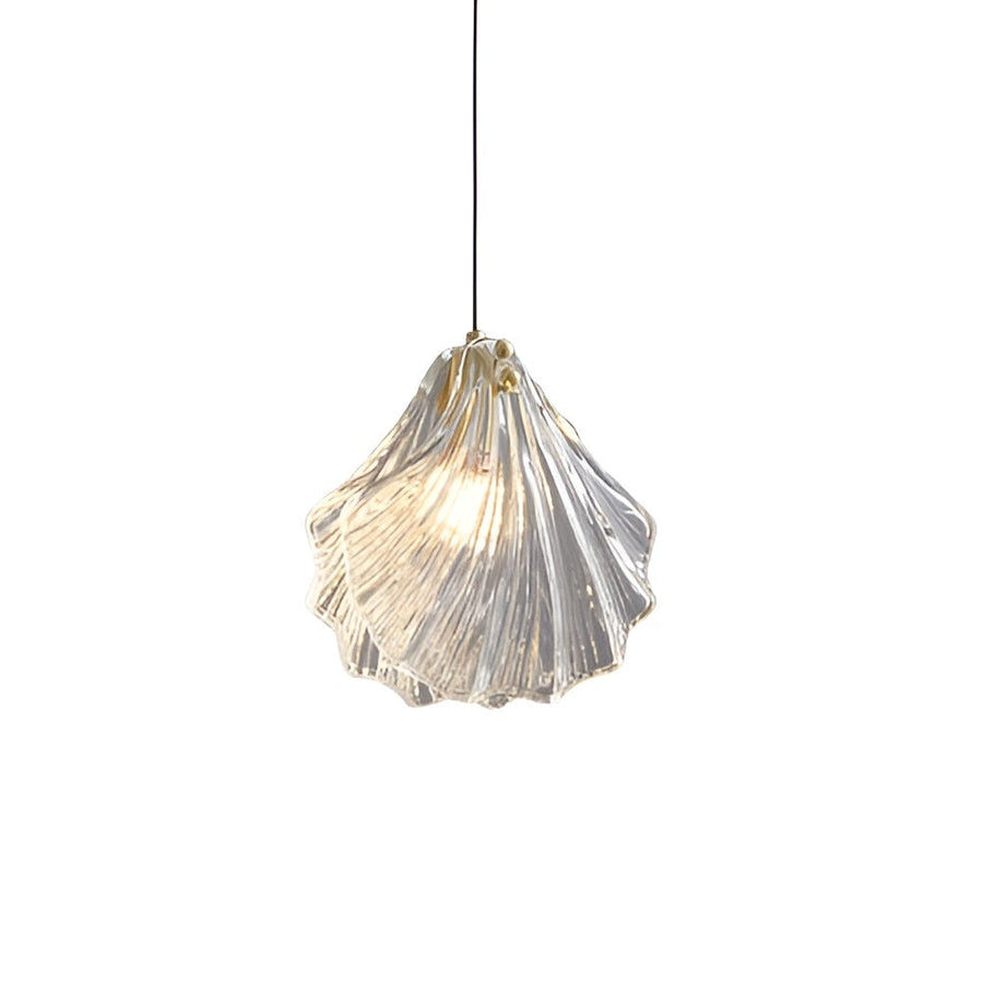 Seashell Glass Pendant Light-Lighting > Chandeliers & Pendant Lights-casanuva-Clear-casanuva