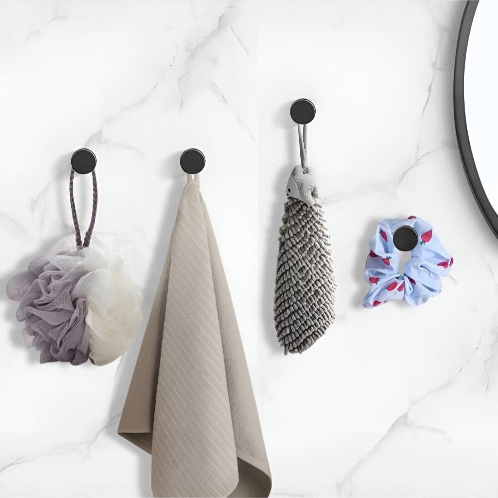 Self-Adhesive Shower Hooks for Smart Storage and Organization-Bedding & Bath > Bathroom Accessories-casanuva-casanuva