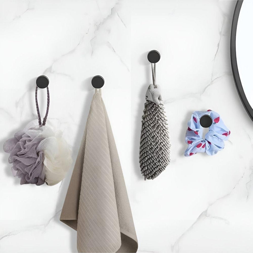 Self-Adhesive Shower Hooks for Smart Storage and Organization-Bedding & Bath > Bathroom Accessories-casanuva-casanuva