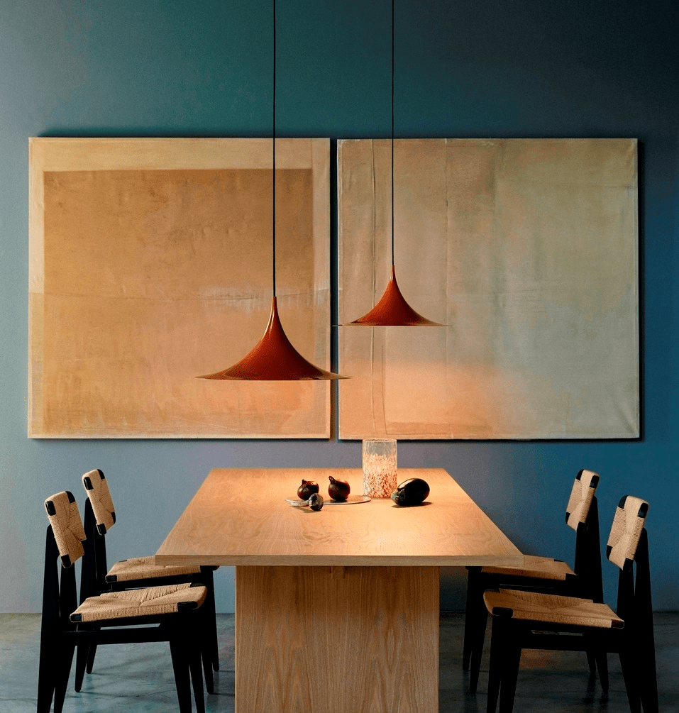 Semi Flush Mount Pendant Light-Lighting > Pendant Lights-casanuva-casanuva