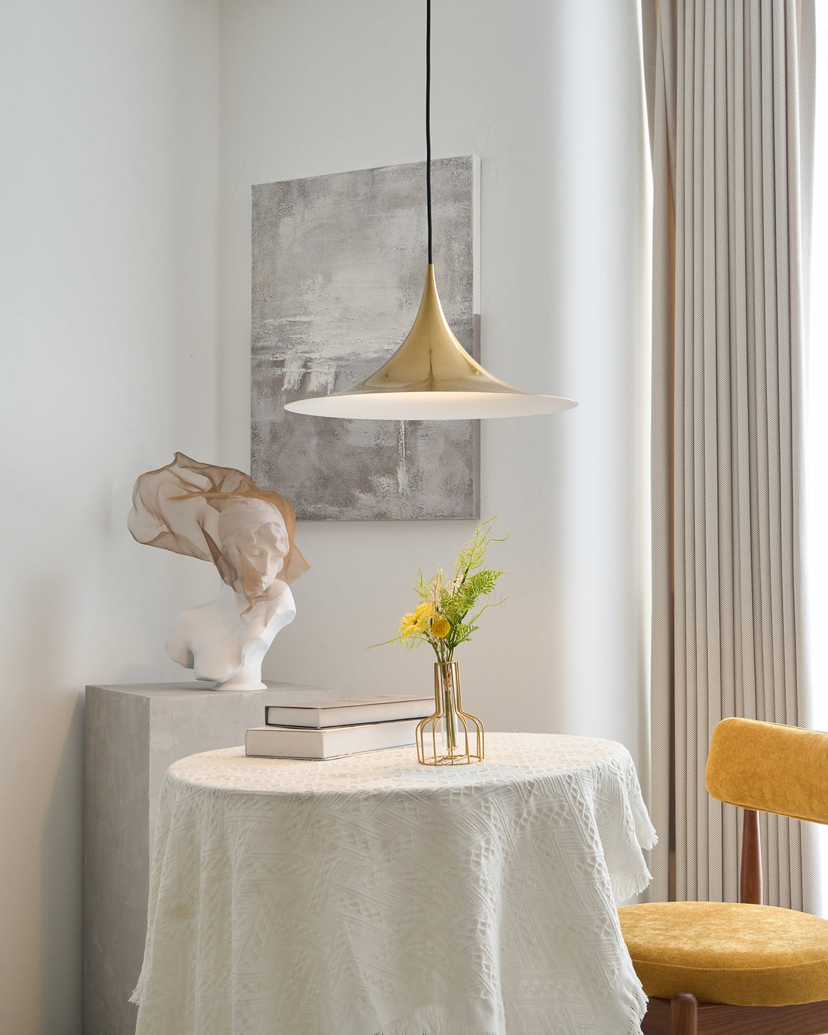 Semi Flush Mount Pendant Light-Lighting > Pendant Lights-casanuva-casanuva
