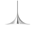 Semi Flush Mount Pendant Light-Lighting > Pendant Lights-casanuva-30cmx15cm-Chrome-casanuva
