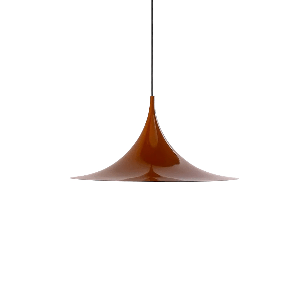 Semi Flush Mount Pendant Light-Lighting > Pendant Lights-casanuva-30cmx15cm-Dark Red-casanuva