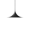 Semi Flush Mount Pendant Light-Lighting > Pendant Lights-casanuva-30cmx15cm-Matte Black-casanuva
