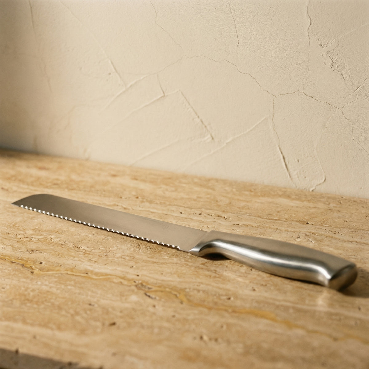 Serrated Stainless Steel Bread Knife-Kitchen & Dining > Knives-casanuva-casanuva