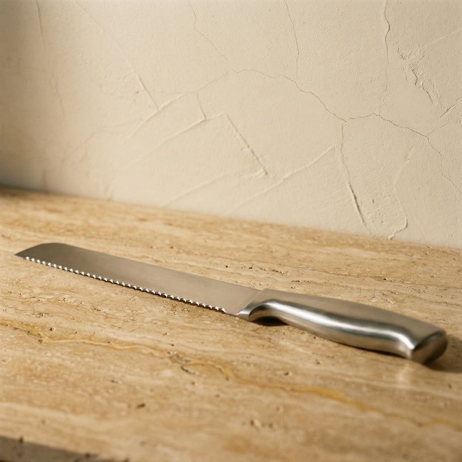 Serrated Stainless Steel Bread Knife-Kitchen & Dining > Knives-casanuva-casanuva