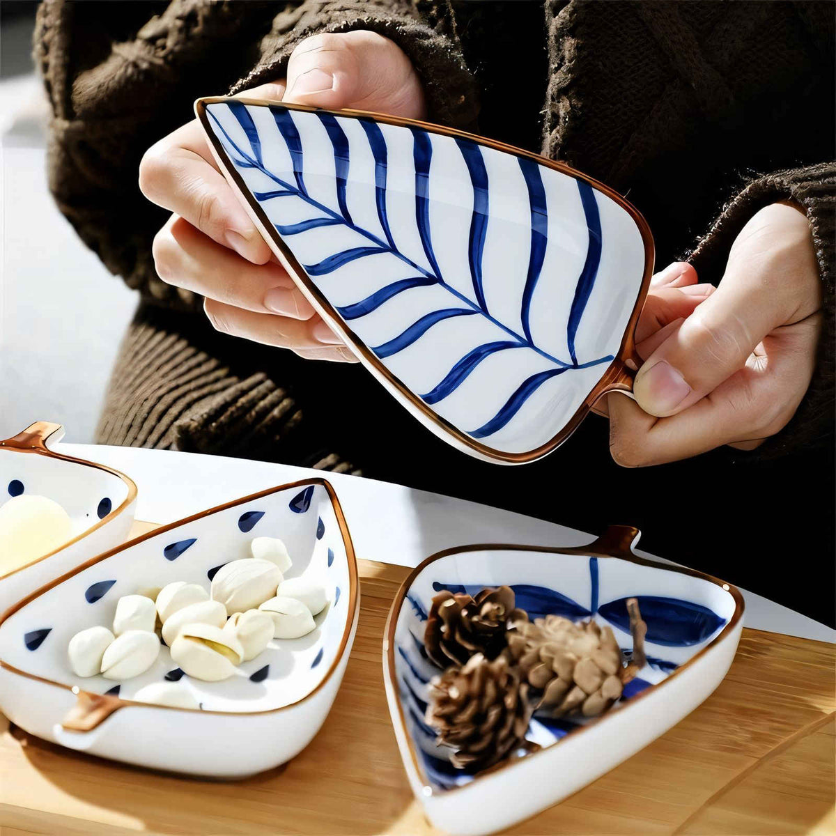 Serving Plate Set Natural Elegance for Stylish Dining-Kitchen & Dining > Tableware-casanuva-casanuva