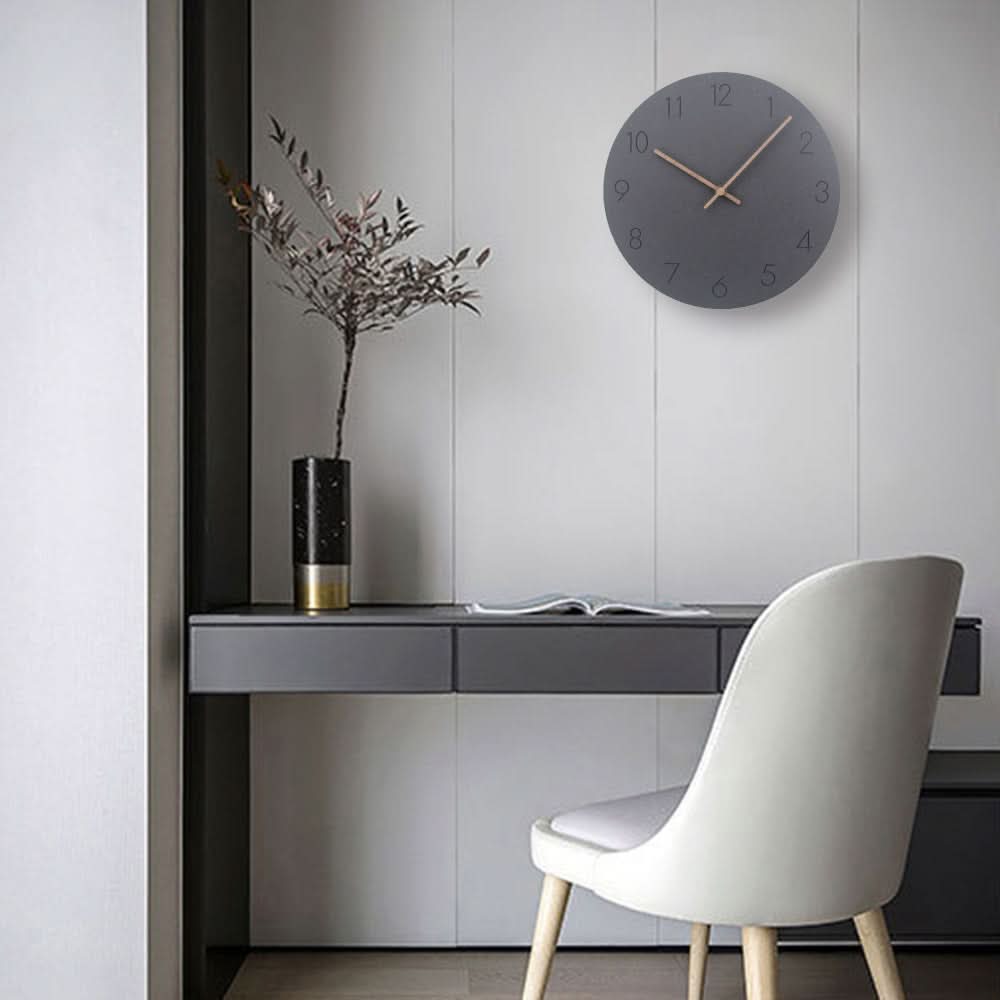 Silent Nordic Wall Clock for Modern Interiors-Home Decor > Clocks-casanuva-casanuva