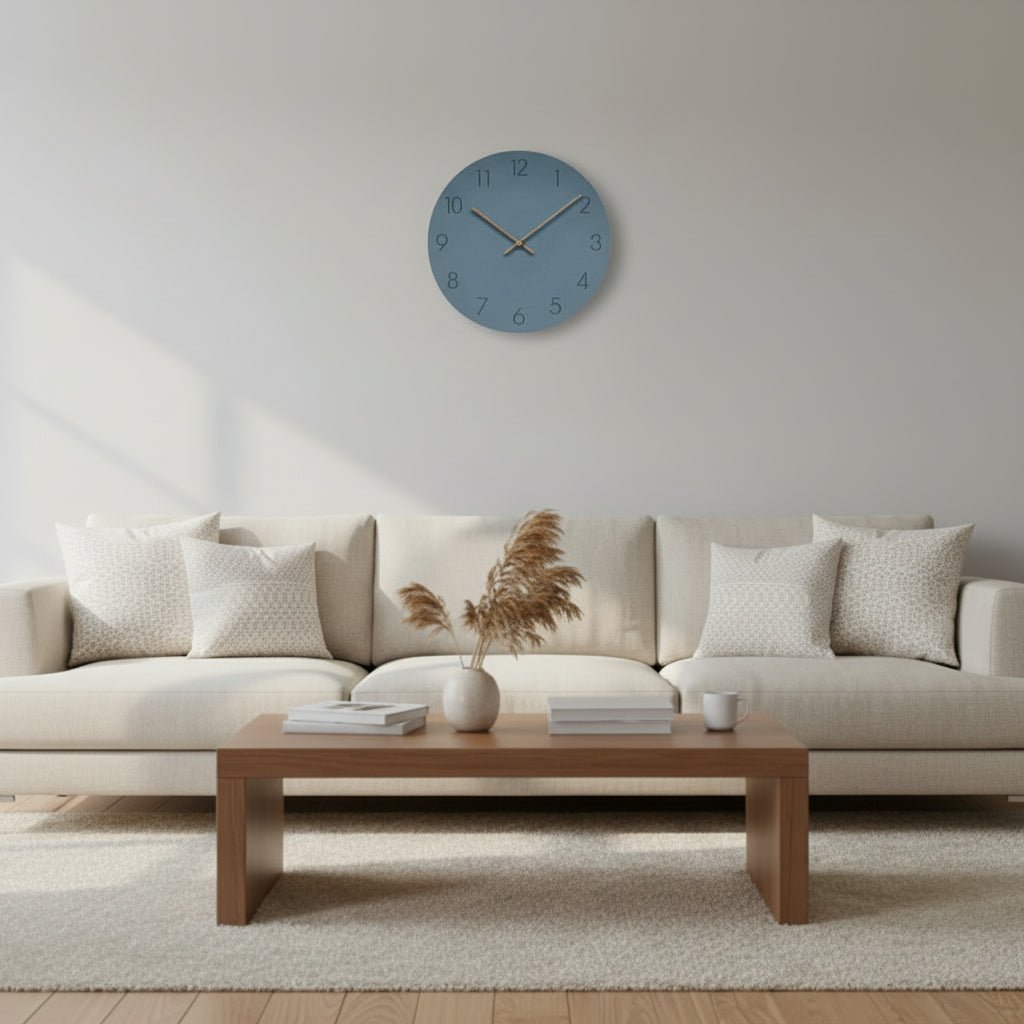 Silent Nordic Wall Clock for Modern Interiors-Home Decor > Clocks-casanuva-casanuva