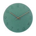 Silent Nordic Wall Clock for Modern Interiors-Home Decor > Clocks-casanuva-Green-casanuva