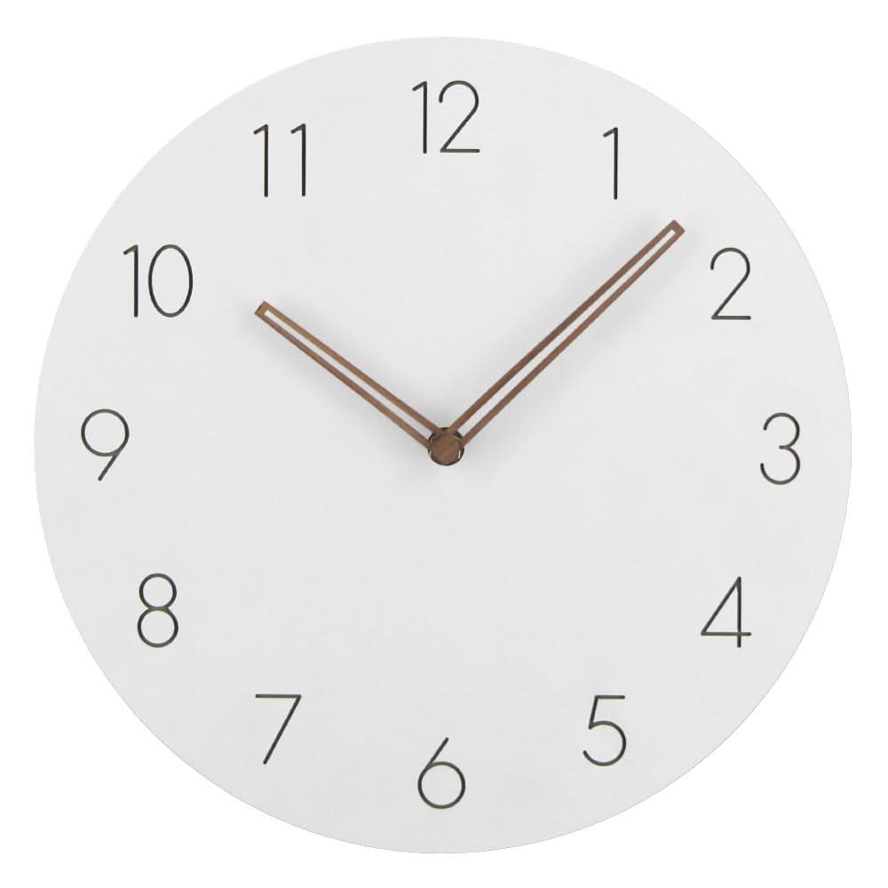 Silent Nordic Wall Clock for Modern Interiors-Home Decor > Clocks-casanuva-White-casanuva