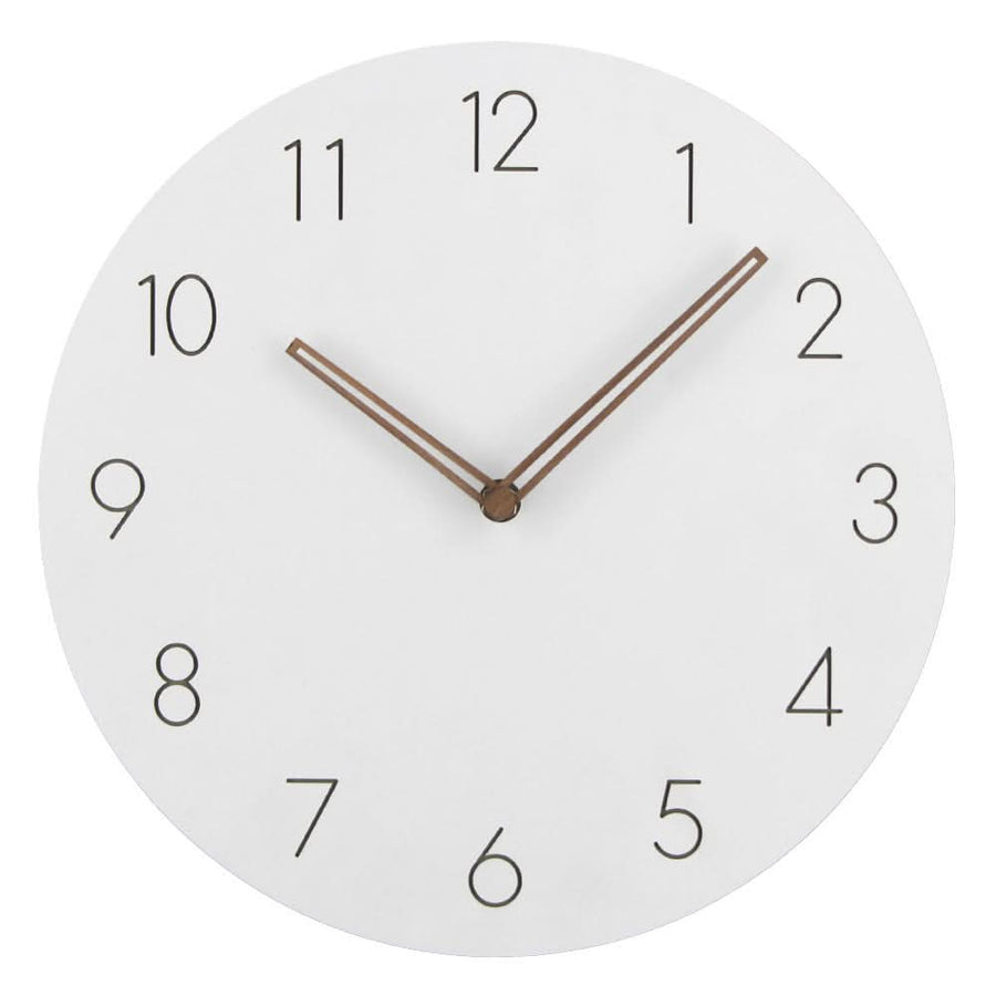 Silent Nordic Wall Clock for Modern Interiors-Home Decor > Clocks-casanuva-White-casanuva