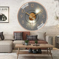 Silent Wall Clock Minimalist Dial Elegant Finish-Home Decor > Clocks-casanuva-casanuva