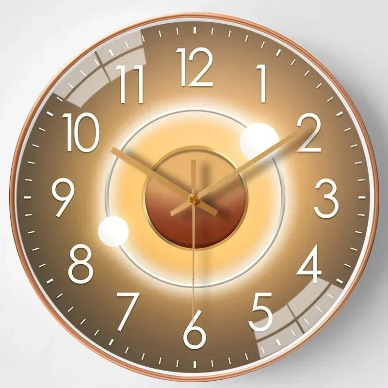 Silent Wall Clock Minimalist Dial Elegant Finish-Home Decor > Clocks-casanuva-casanuva