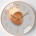 Silent Wall Clock Minimalist Dial Elegant Finish-Home Decor > Clocks-casanuva-Bronze 4-casanuva