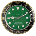 Silent Wall Clock Stainless Steel Frame Luminous Hands 33 cm-Home Decor > Clocks-casanuva-Style#8-casanuva