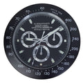Silent Wall Clock Stainless Steel Frame Luminous Hands 33 cm-Home Decor > Clocks-casanuva-Style#9-casanuva