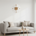 Silent Wooden Wall Clock Minimalist Design-Home Decor > Clocks-casanuva-casanuva