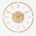 Silent Wooden Wall Clock Minimalist Design-Home Decor > Clocks-casanuva-Design. 4-casanuva