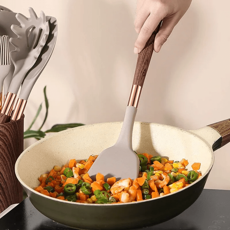 Silicone Kitchen Utensil Set with Versatile Design-Kitchen & Dining > Cooking Utensils-casanuva-casanuva