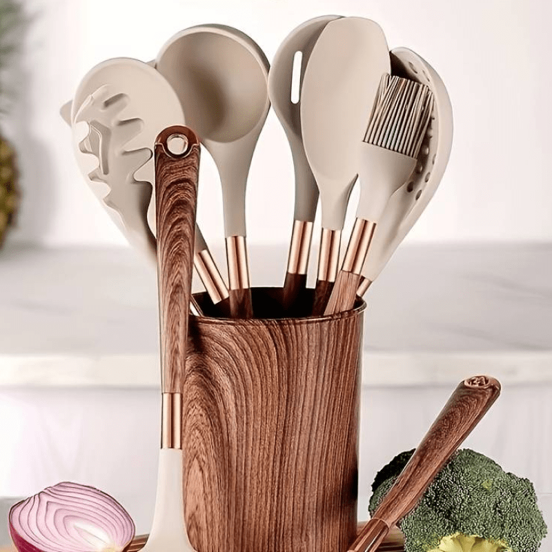 Silicone Kitchen Utensil Set with Versatile Design-Kitchen & Dining > Cooking Utensils-casanuva-casanuva