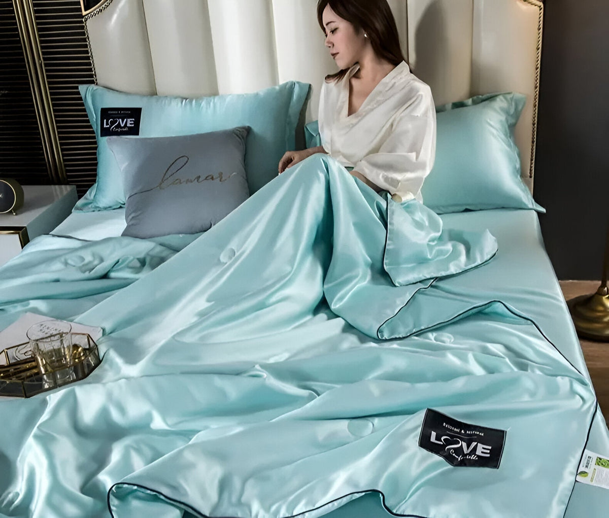 Silk Duvet for Year-Round Comfort and Softness-Bedding & Bath > Blankets-casanuva-casanuva