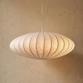Silk Japanese Wabi Sabi Chandelier Light Fixture-Lighting > Chandeliers & Pendant Lights-casanuva-30cm-Warm White-casanuva