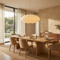 Silk Japanese Wabi Sabi Chandelier Light Fixture-Lighting > Chandeliers & Pendant Lights-casanuva-casanuva