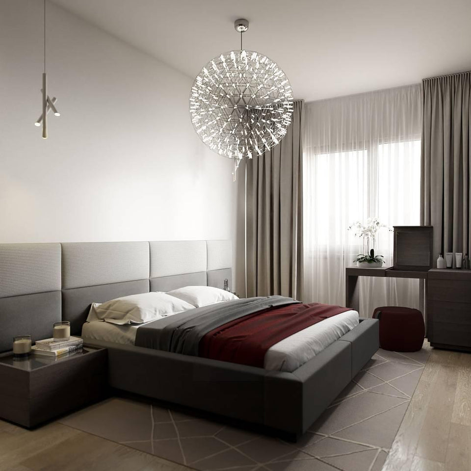 Silver Ball Pendant Light-Lighting > Pendant Lights-casanuva-casanuva