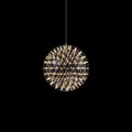 Silver Ball Pendant Light-Lighting > Pendant Lights-casanuva-20cmx20cm-Silver-Warm Light-casanuva