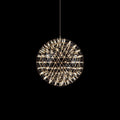 Silver Ball Pendant Light-Lighting > Pendant Lights-casanuva-42 heads 40cmx40cm-Silver-Warm Light-casanuva