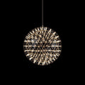 Silver Ball Pendant Light-Lighting > Pendant Lights-casanuva-42 heads 50cmx50cm-Silver-Warm Light-casanuva