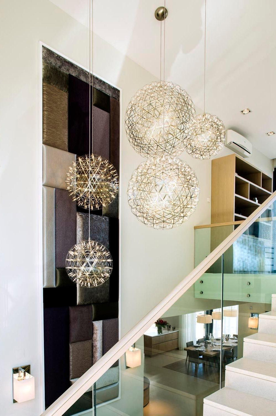 Silver Ball Pendant Light-Lighting > Pendant Lights-casanuva-casanuva