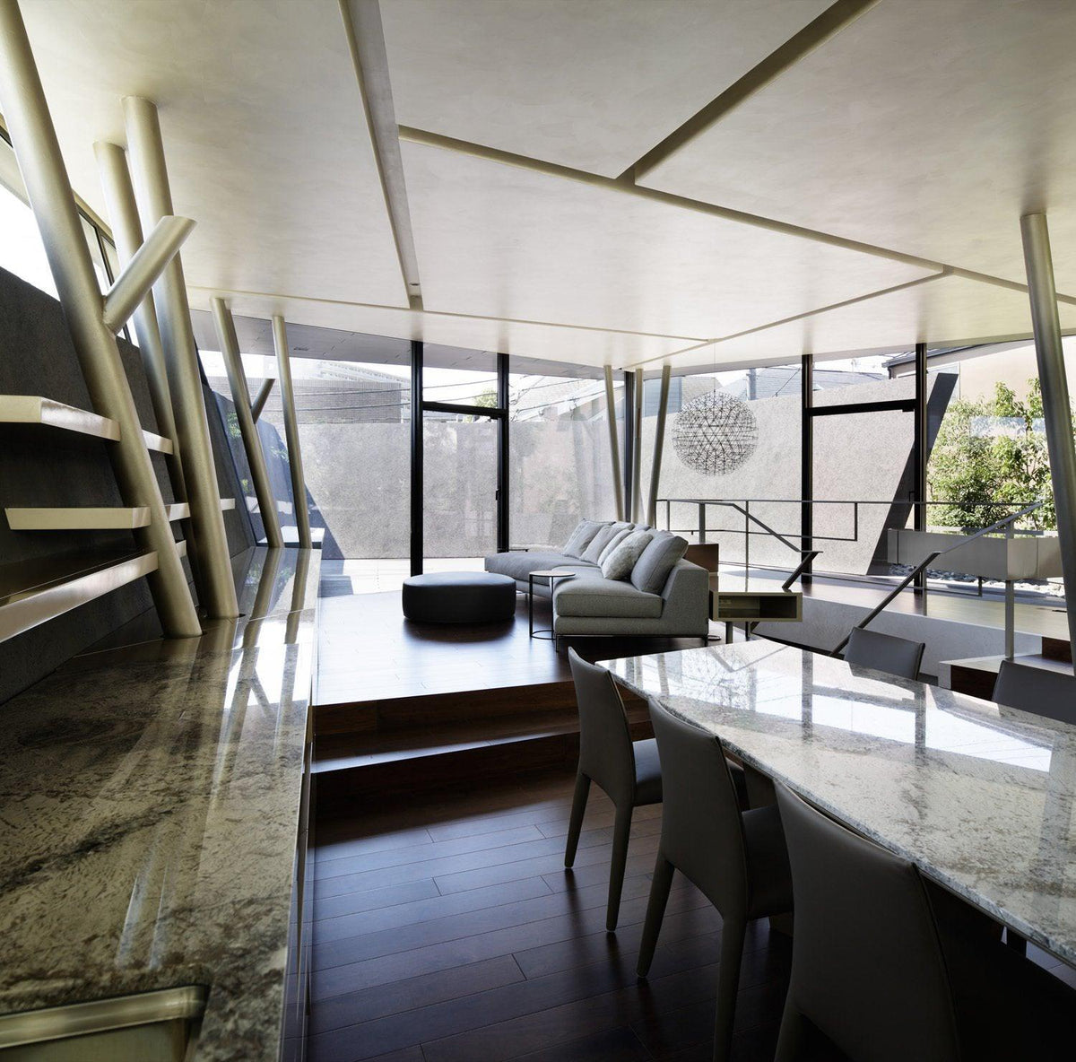 Silver Ball Pendant Light-Lighting > Pendant Lights-casanuva-casanuva