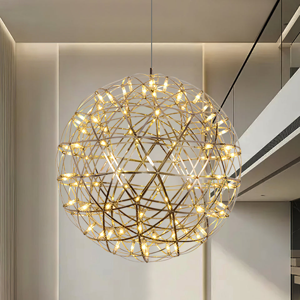 Silver Ball Pendant Light-Lighting > Pendant Lights-casanuva-casanuva